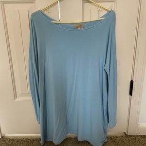 Piko blue tunic length